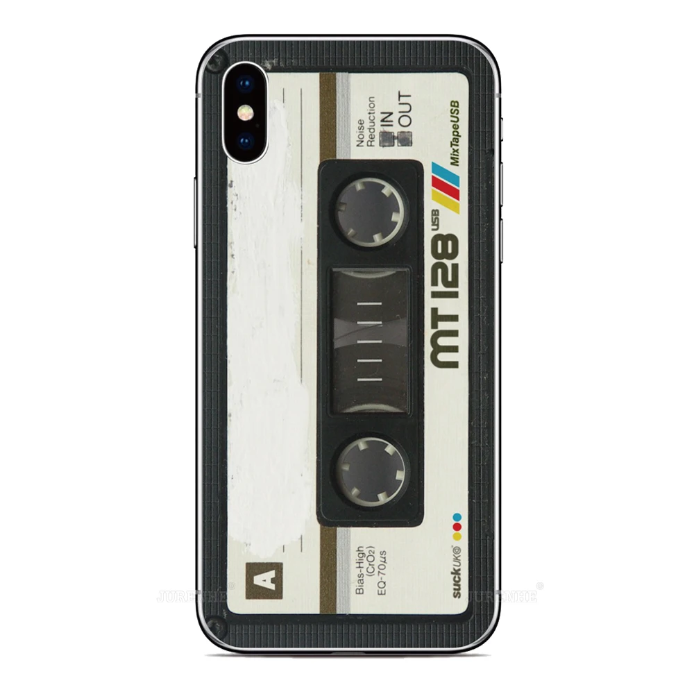 Music Tape Cover For Asus Zenfone 10 9 8 Flip 5Z 4 ROG Phone 2 3 5 6 7 Max Pro M2 M1 Plus Shot ZB631KL ZS620KL ZS590KS Case