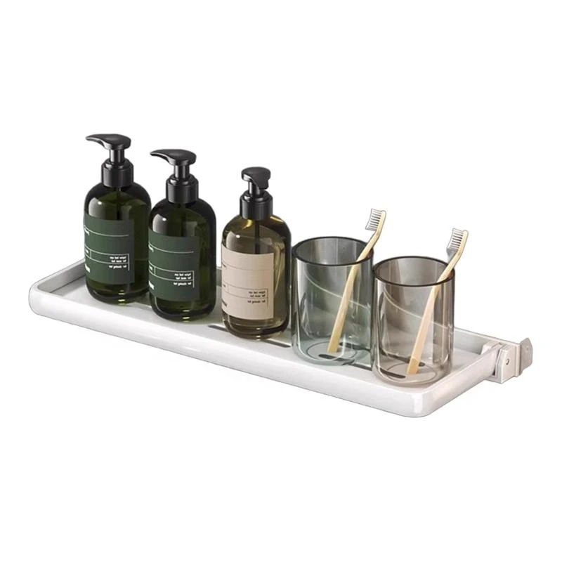 

Motorhomes Drop Down Shelf ABS Foldable Shelf,Wall Mount Folding Shelf for Campers Wall Storage Space Savers