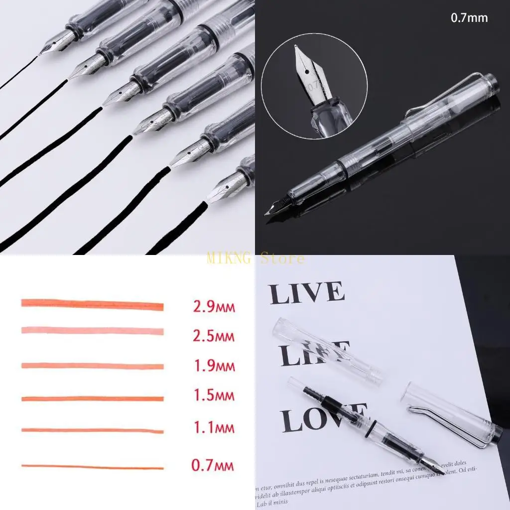 

Duckbill Gothic Parallel Fountain Pen Art Flat Tip Durable for Home School Office Writing Supply Tibetan Art best sale