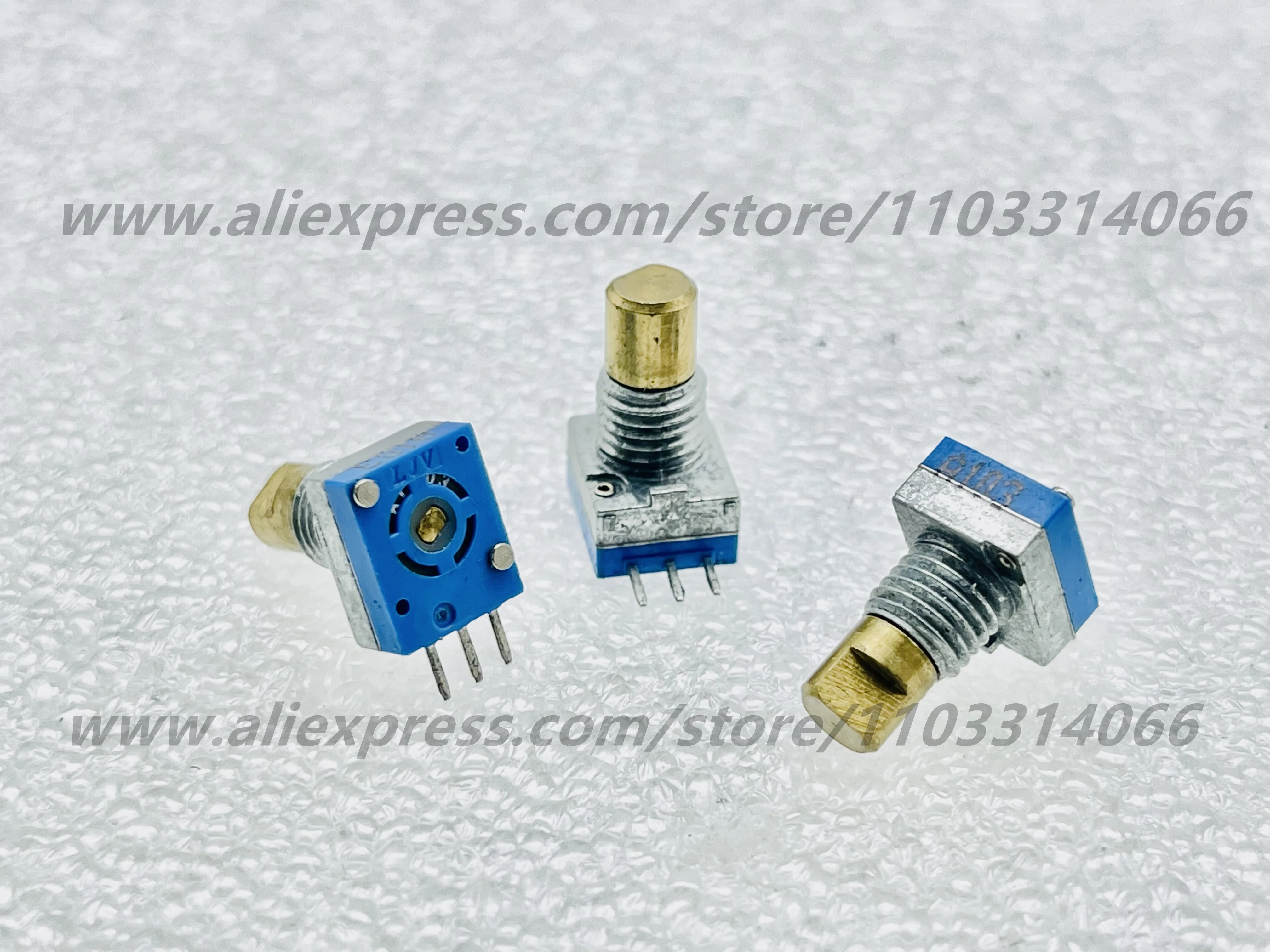 5pcs LJV RP08110N0AX single precision potentiometer interphone volume adjustment A10k axis length 10mm
