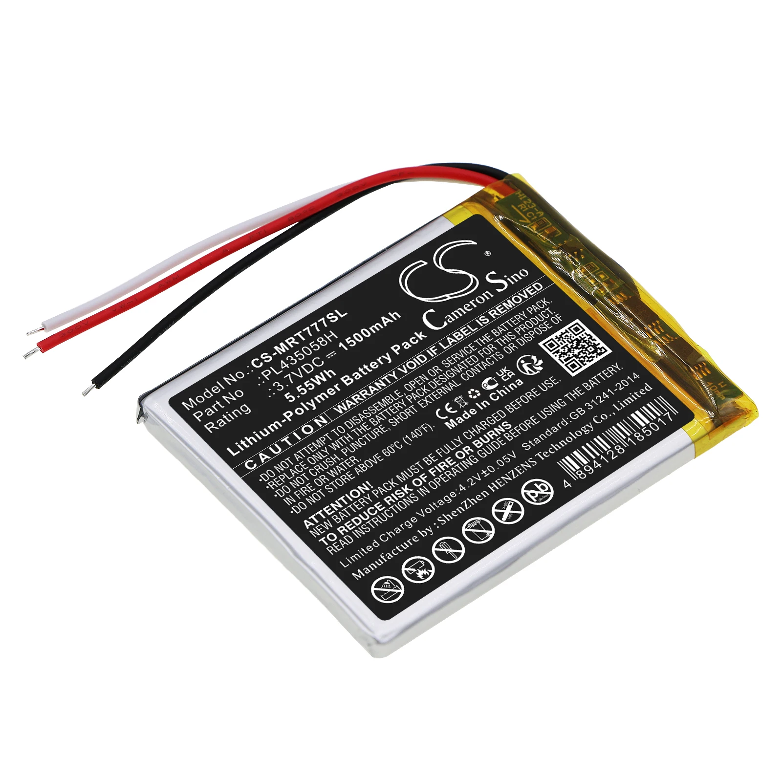 

Cameron Sino 3.7V 1500mAh GPS, Navigator Battery PL435058H for RoadMate 7771T-LMB, RM7771T-LMB +TOOL