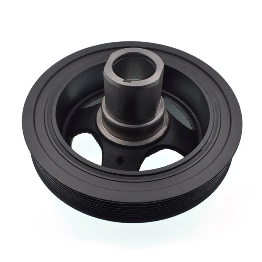 

1pc Engine Crankshaft Pulley Cast Iron 12303-EB70B for Nissan NavaraD40 2.5L 2005-2009 2010-2014