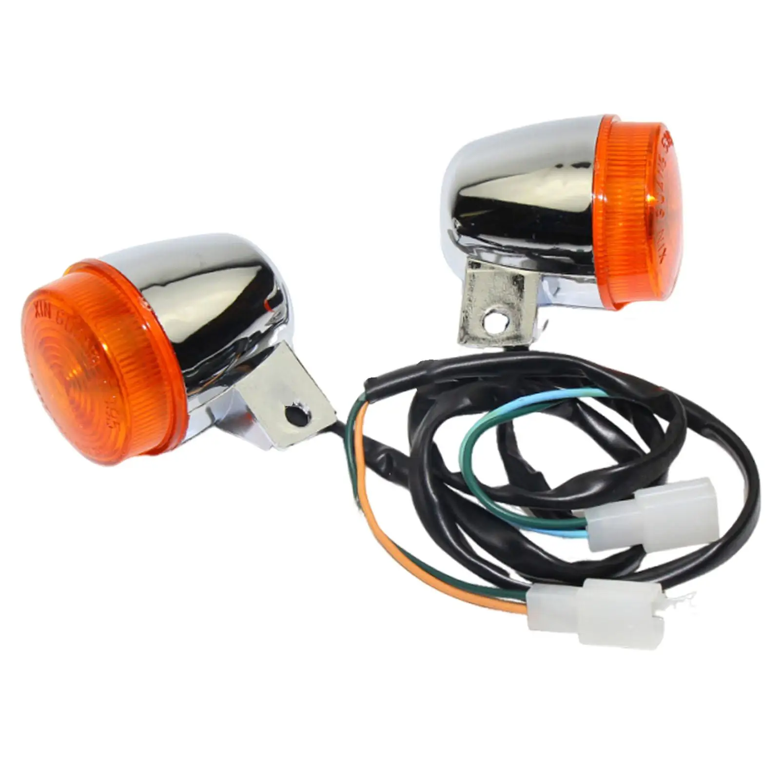 2 Pieces Motorcycle Turn Signal Lights Indicator Lights Practical Left and Right