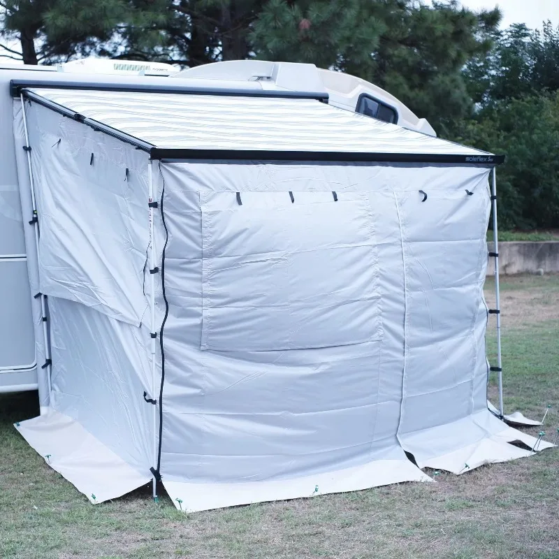 New Arrival MO2 RV Awning Shade Screen Privacy Room for RV Awnings with Anti-Flip Kit