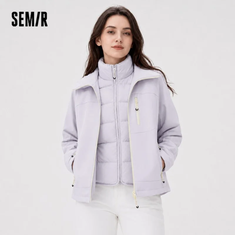 Semir Schutz-Daunenjacke für Damen Winter 90% Daunenfüllung Dreifach-Resistent Winddicht 2026 Neuer Trendiger Zweiteiliger Damenanzug