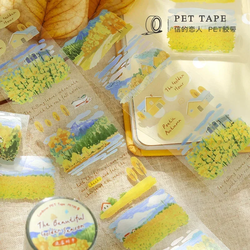 Scenic Series Stickers, Plant Landscape Tape Stickers