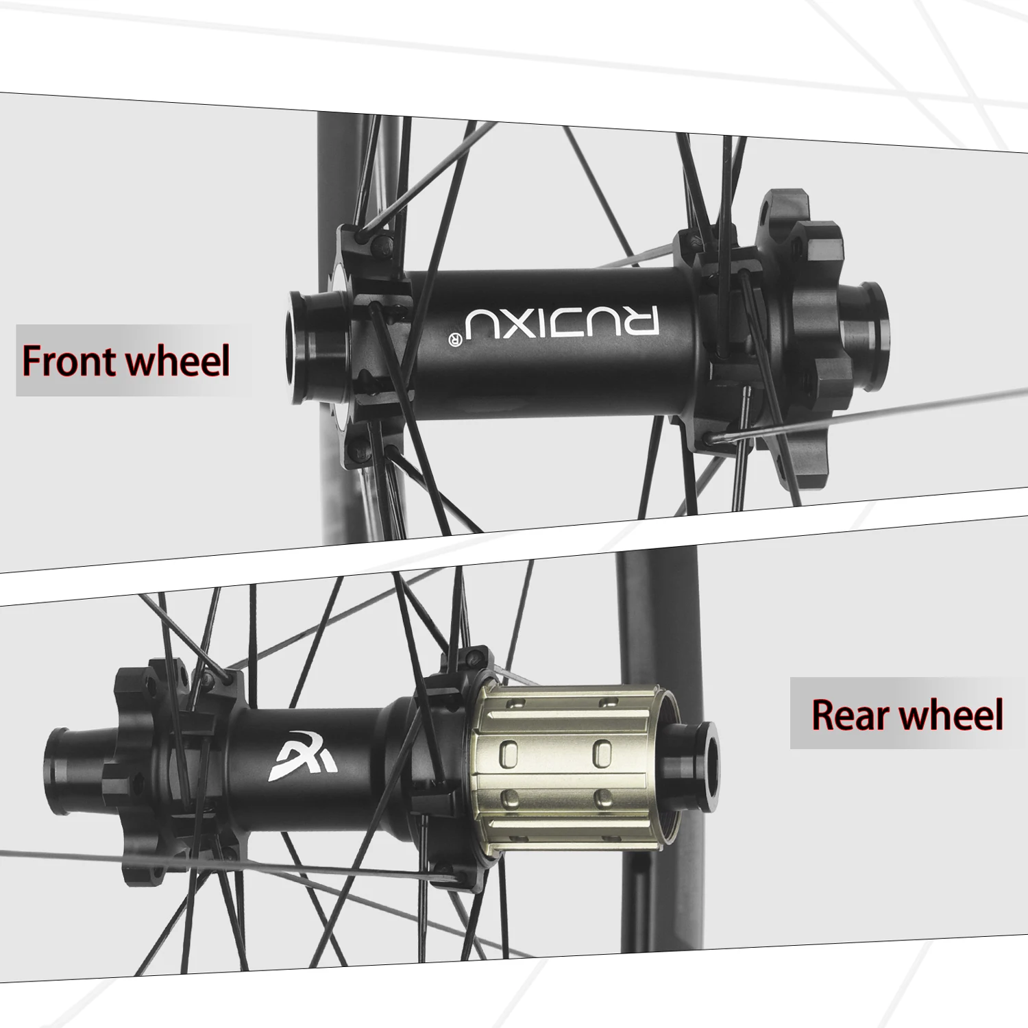 GRAVEL 700C RUJIXU 6 Pawls Ratchet 36T ลึกล้อจักรยานเบรคล้ออลูมิเนียมล้อแผนที่ wheelset