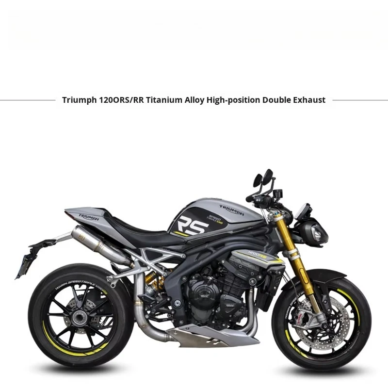 New for Triumph 1200Rs Rr  Titanium Alloy exhaust