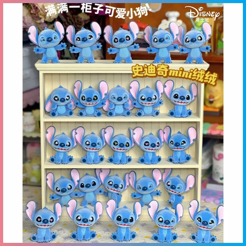 

Новая подлинная Disney Stitch, милая мини-серия, слепая коробка, игрушка, стежка, аниме, фигурка, модель, орнамент, женский подарок на день рождения