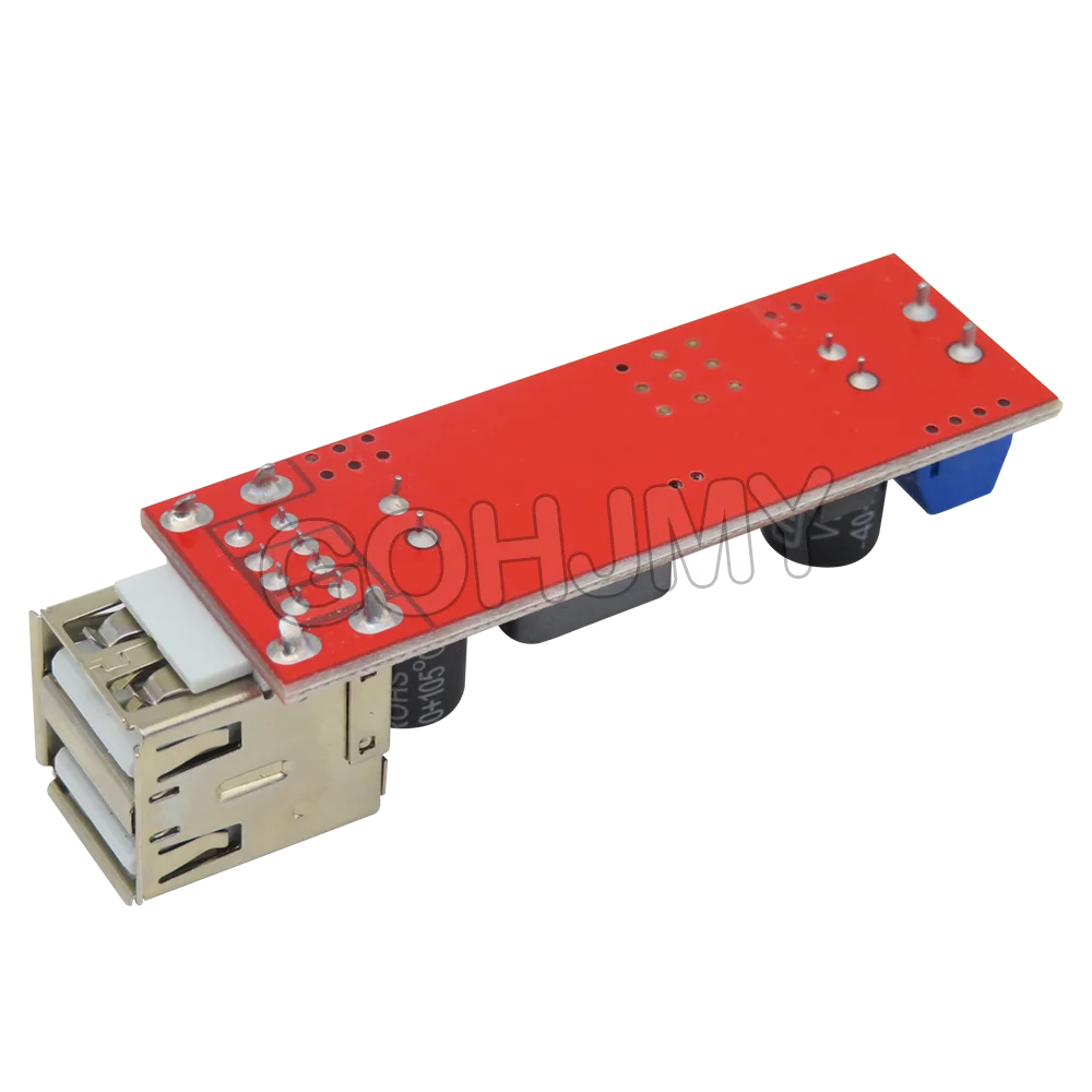 LM2596 Dual Two USB DC 6V-40V To 5V 3A Double USB Charge DC-DC Step Down Converter Module For Vehicle Car Charger
