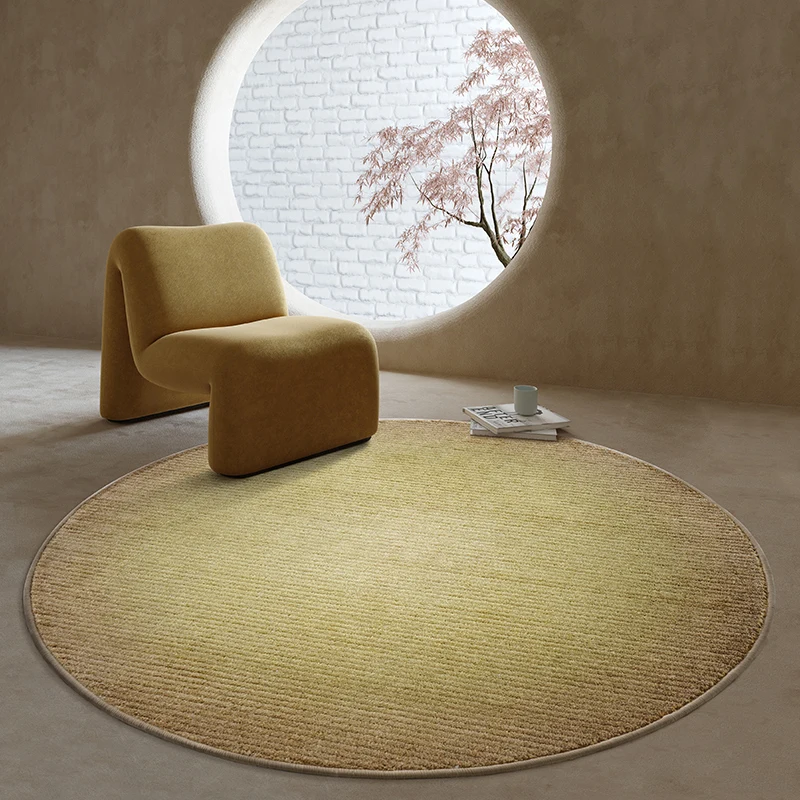Round Circle Rugs for Indoor Use, Made-to-Order Floor Mats for Bedroom & Living Room