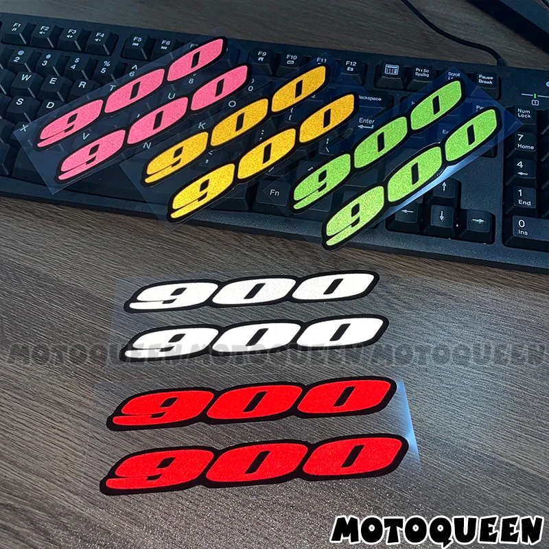 

Motorcycle Emblem Tank Body Side Fairing Decal Stickers For Shiver Hornet CBR XSR VMAX TDM GSXS Ninja VN Tracer Z F 900 R RS RR