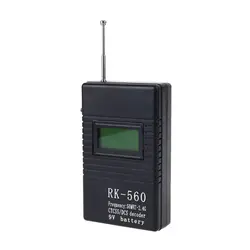 Handheld 50MHz-2.4GHz Frequency Counter Easy Operation RK560 Frequency Counter for DCS and CTCSS Frequency Test Portable