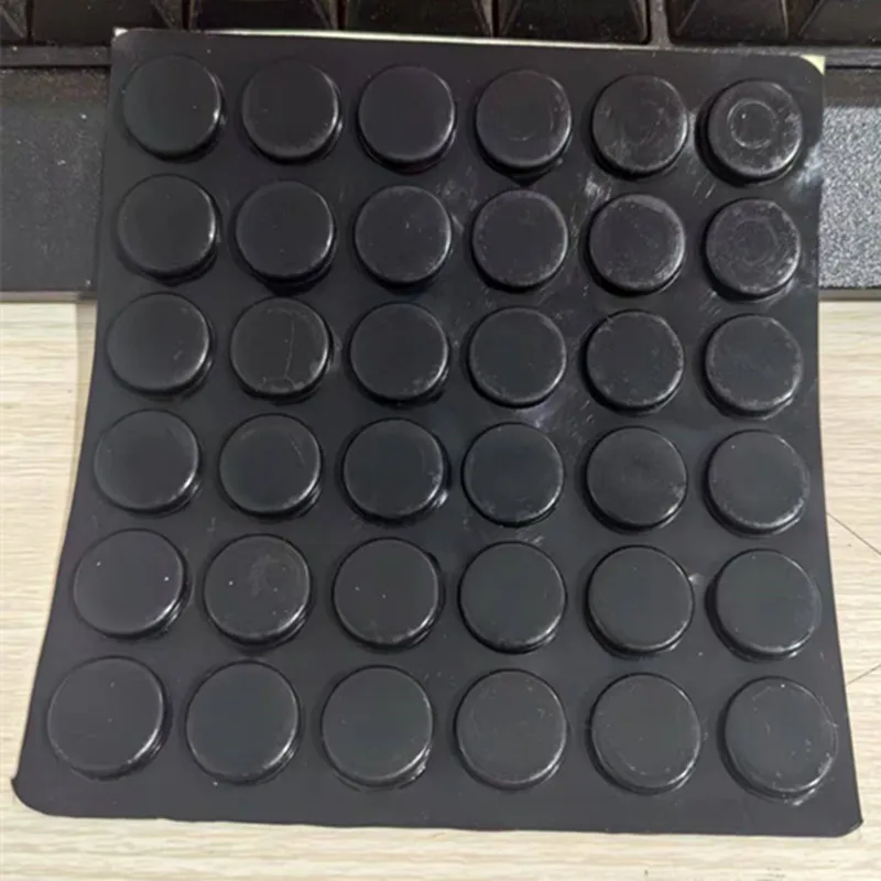 1000pcs 15mm x 3mm Black anti slip silicone rubber plastic bumper damper shock absorber  self-adhesive silicone feet pads