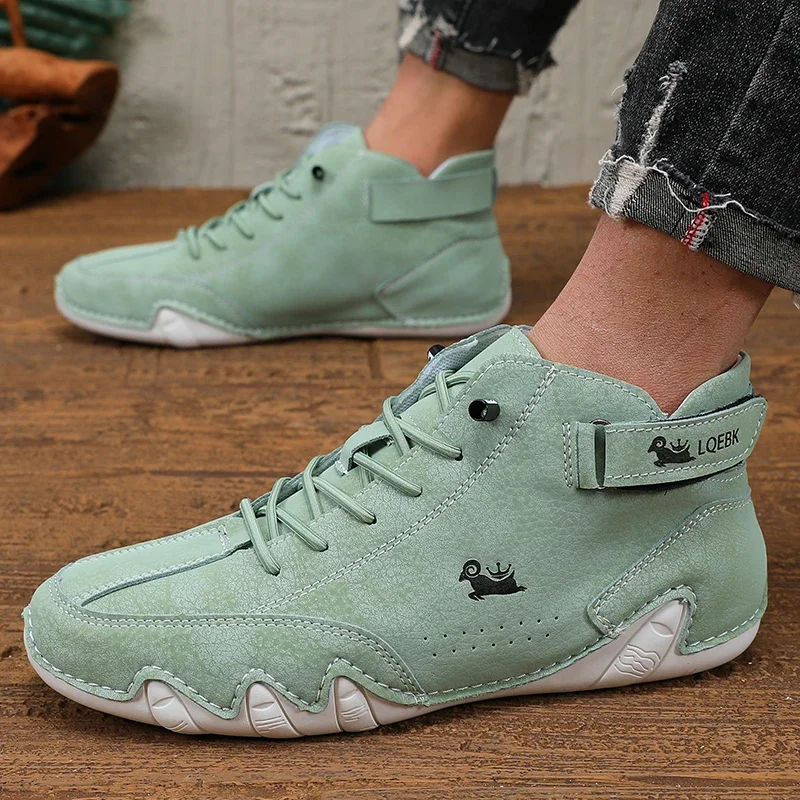 

Men's Fashionable Casual Daily Low Top Shoes Breathable Comfortable Lace Up Trendy Lightweight Flat Sneakers for Cycling Hiking