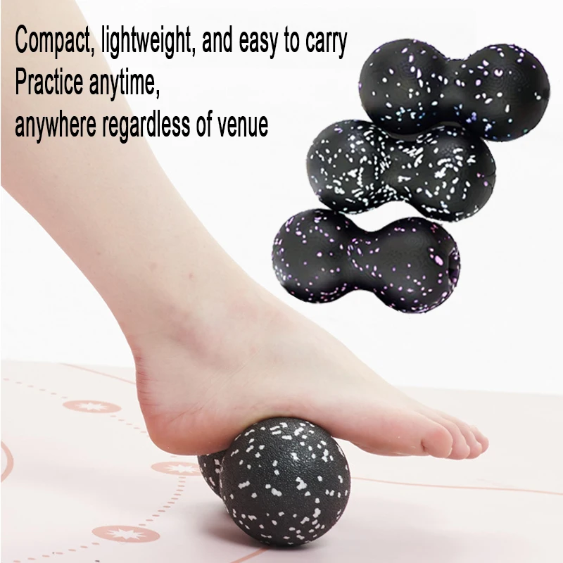 Yoga Peanut Massage Ball Body Massage Fascia Ball Training DeepTissue Massage Relaxation Exercise Fitness Relieve Pain AMQ005
