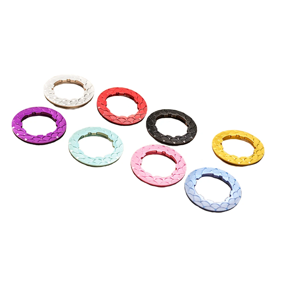 AliExpress NONE Chaser Ultralight Road Bike Flywheel Cover Locking Cover Ultralight 2.9g Pink Orange Blue Ultralight Flywheel Cover For Shimano