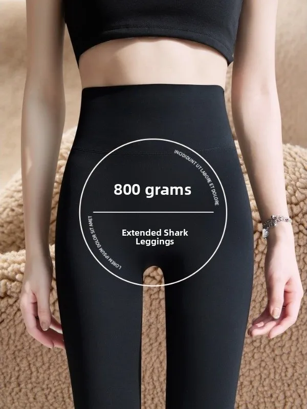 

Брюки для йоги Thiened Fce из овчины с высокой талией, женская верхняя одежда, осенне-зимние теплые базовые хлопковые брюки, облегающие брюки