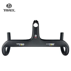TMAEX-Integrated Handlebar for Road Bike, Equipped with Full Carbon Fiber,28.6mm Accessories, New Type