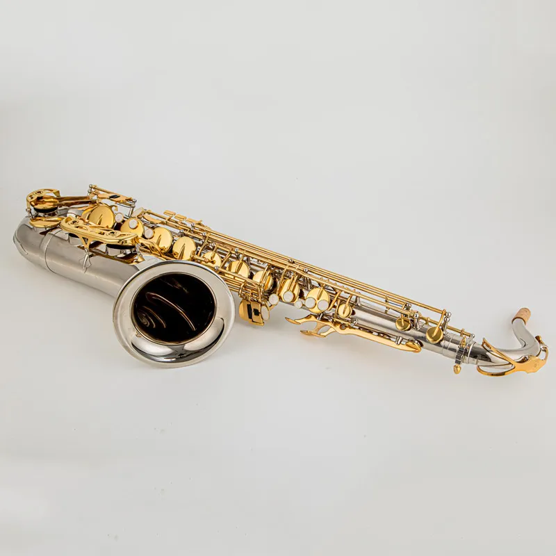 Japan 875EX Silver Plated Body Key of Bb Tenor Saxophone Professional Musical instrument With Case Accessories Free Ship