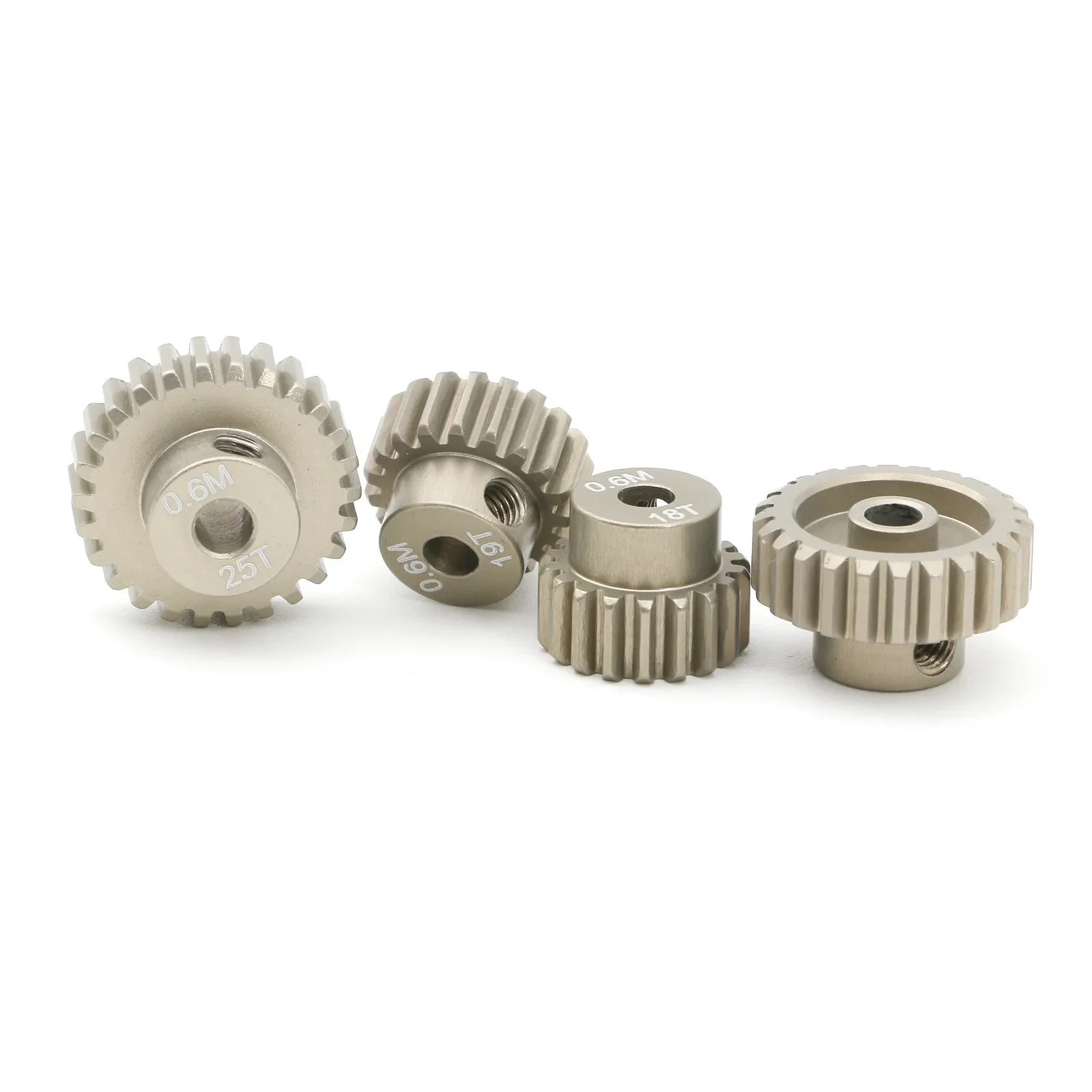 Metal 18T 19T 24T 25T Pinion Gear Moter Gear for Tamiya TT01 TT02 TB02 TA05 RC Car Upgrade Parts Accessories