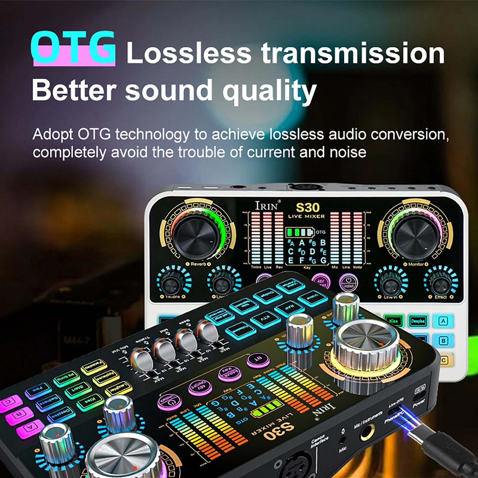 Karta dźwiękowa IRIN S30 do tr – Audio Music Dj recenzja i cena