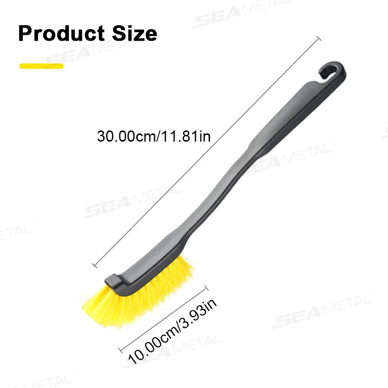 SEAMETAL Car Tire Wheel Rim Cleaning Brush Detailing Brushes Washing Brush Tool Universal Wheel Tire Car Cleaning Accessories