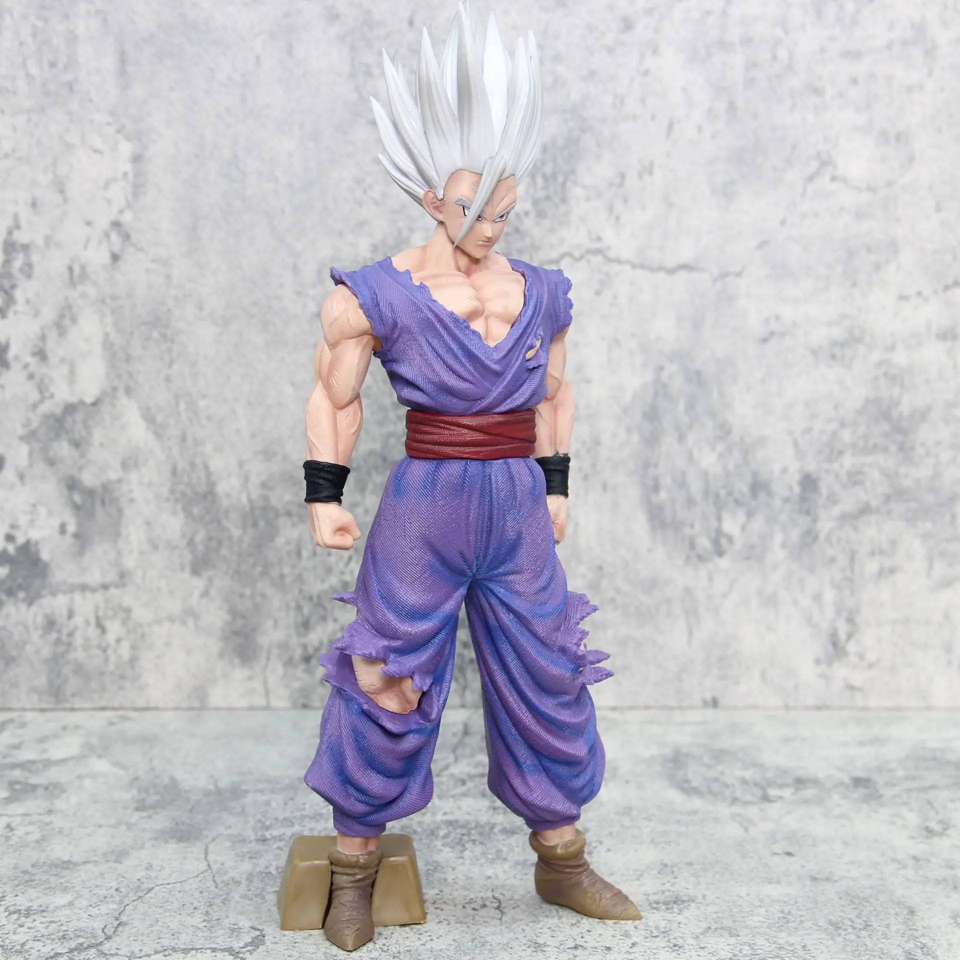 32cm Dragon Ball Super: Super Saiyan - White God Gohan Anime Figure Model Statue Collection Desktop Decoration Ornament Toys