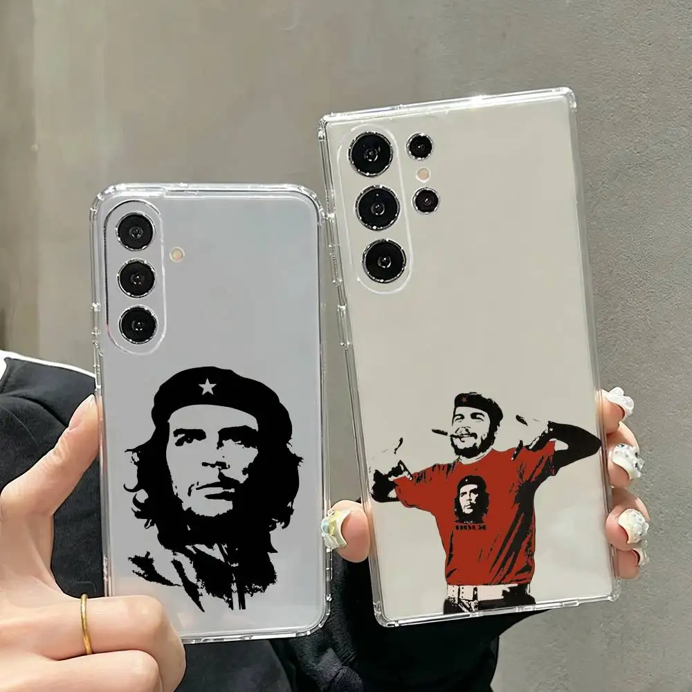 Che Guevara  Phone Case For Samsung S25,S24,S21,S22,S23,S30,Ultra,S20,Plus,Fe Transparent Cover