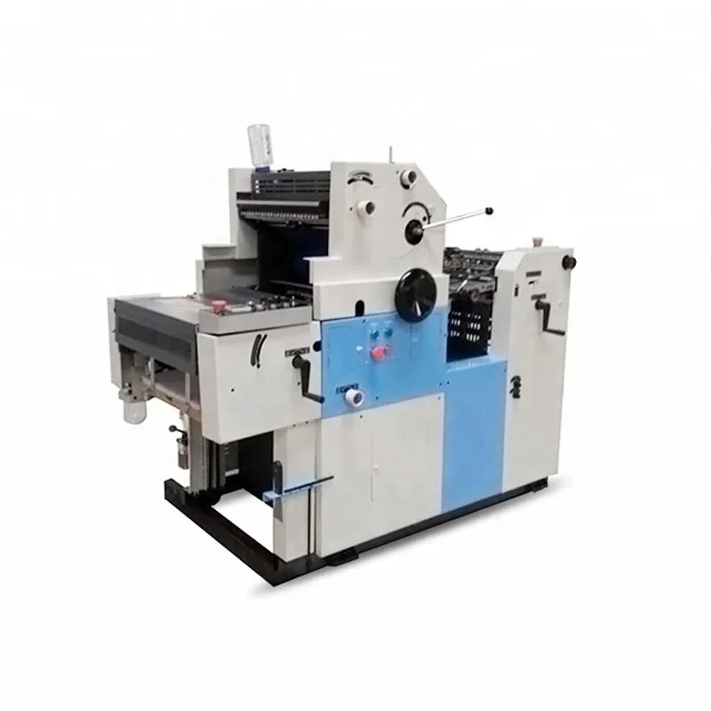 Mini machine d'impression offset monochrome pour papier, magazines, factures, étiquettes, tubes, cartes, pour diverses utilisations d'impression
