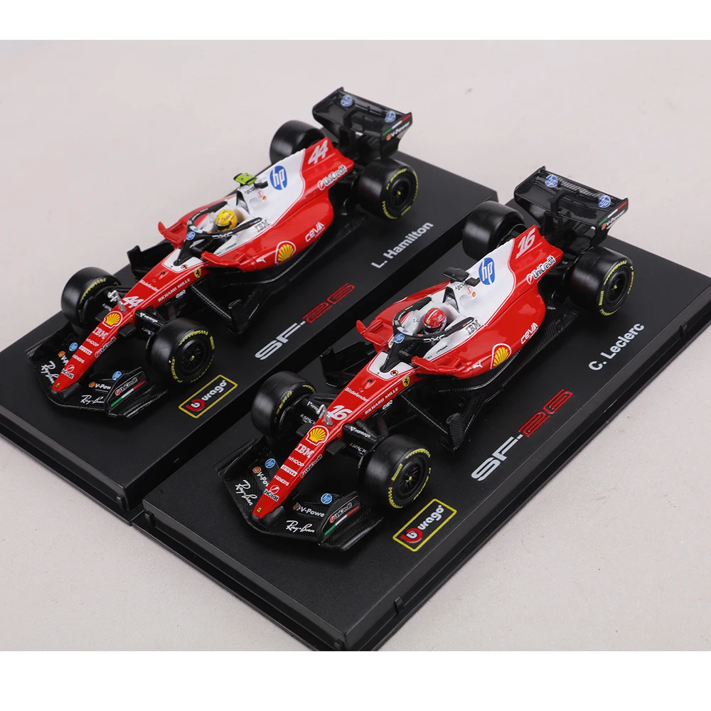 Burago 1:43 Formula 2026 Benz F1 W17/ Ferrari SF26 Racing Model Car