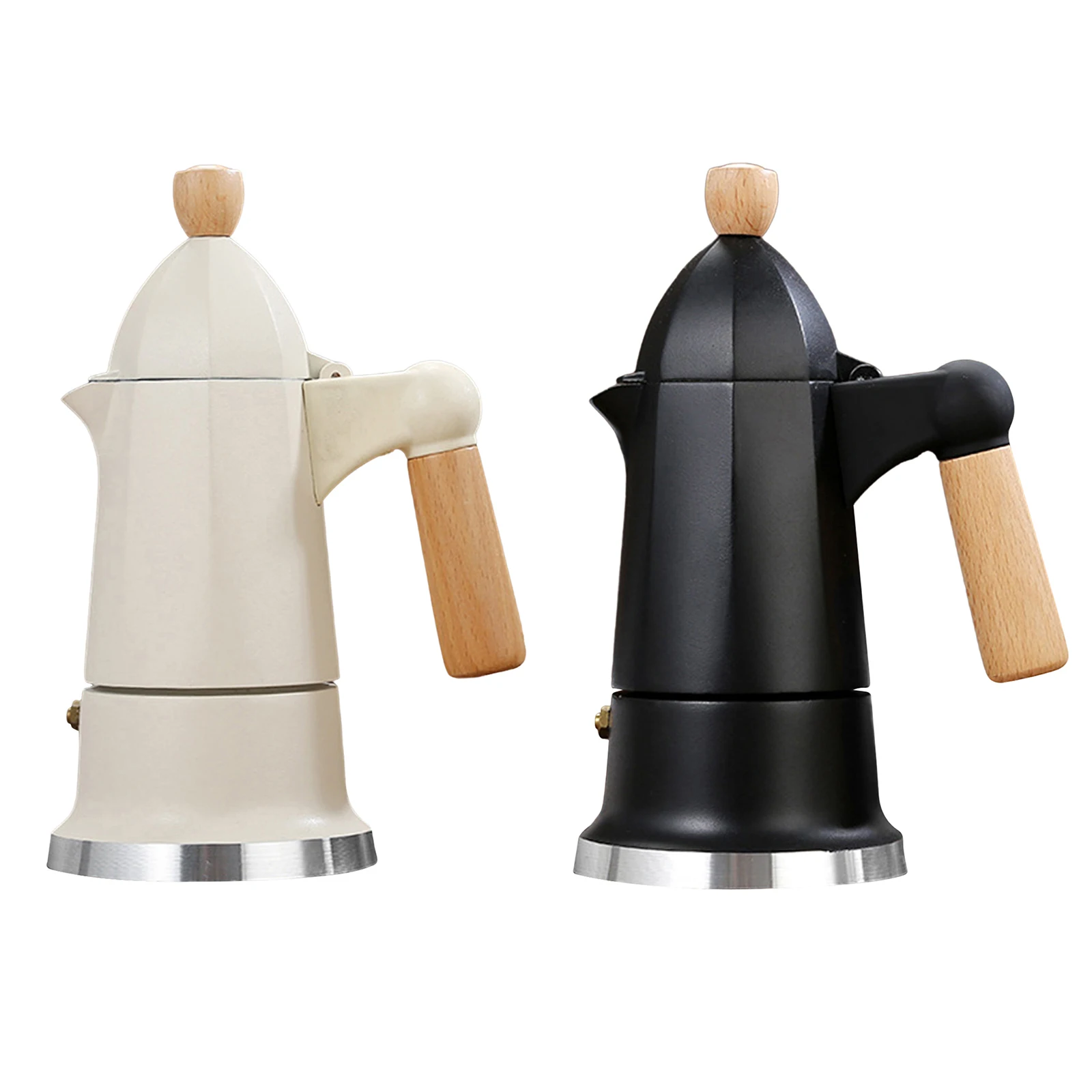 ماكينة صنع القهوة الإيطالية الكلاسيكية ذات 3 أكواب من وعاء موكا للاستخدام المنزلي