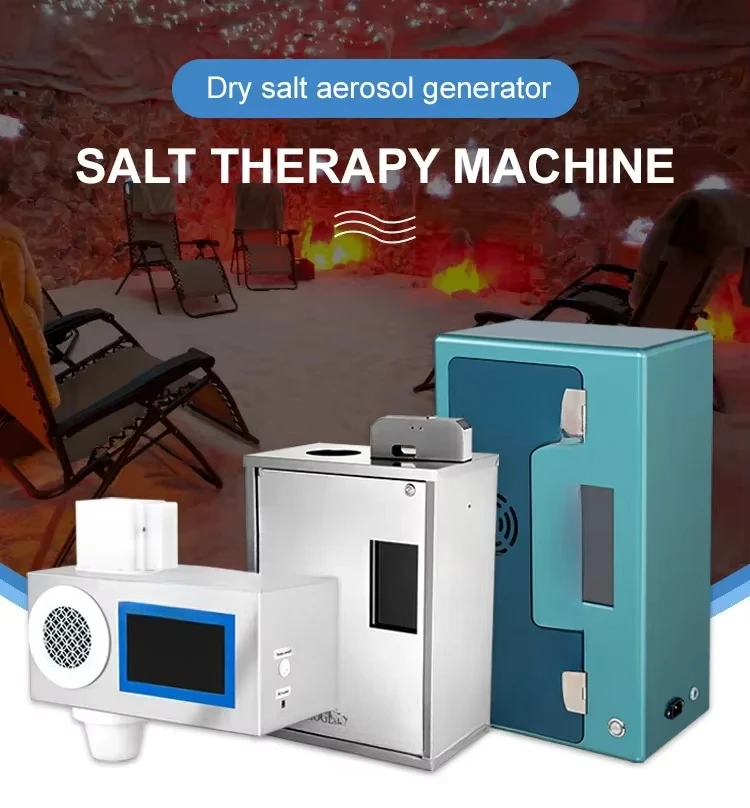 Salt Room Halogenerator Therapy with Automatic Blanking System for Relaxation And Wellness