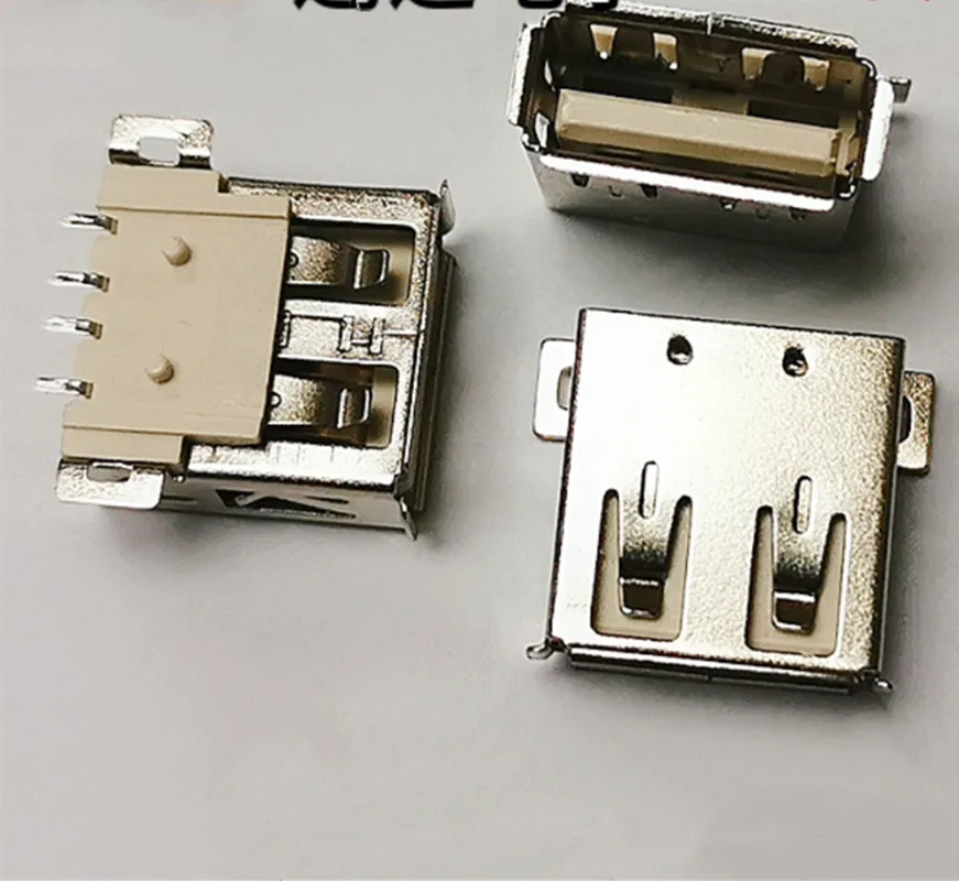 USB-A female  180 degree SMT   USB-AF smt female seat Connector