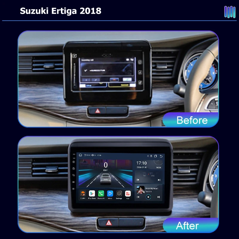 AI VOICE Roadivox  For Suzuki Ertiga 2018 Car Stereo Radio with GPS Navi Carplay Car Stereo Adio DSP