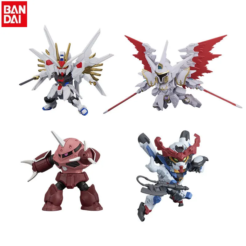 

In Stock Bandai Gundam INDEX Gashapon Vol.1 01 Strike Freedom Extraordinary Z'Gok Garuda G-Quvexs Collectible Mini Ornament