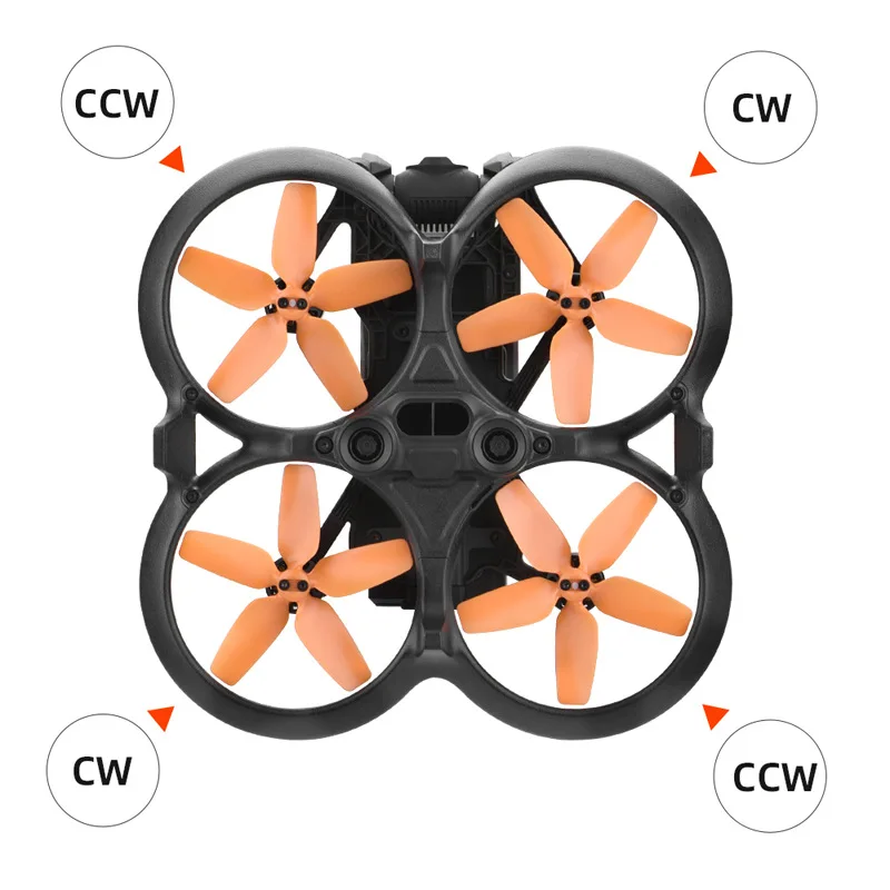 4pc nadaje się do śmigła DJI AVATA Avatar oryginalne akcesoria śmigła śmigła przejeżdżające akcesoria do dronów samolotów