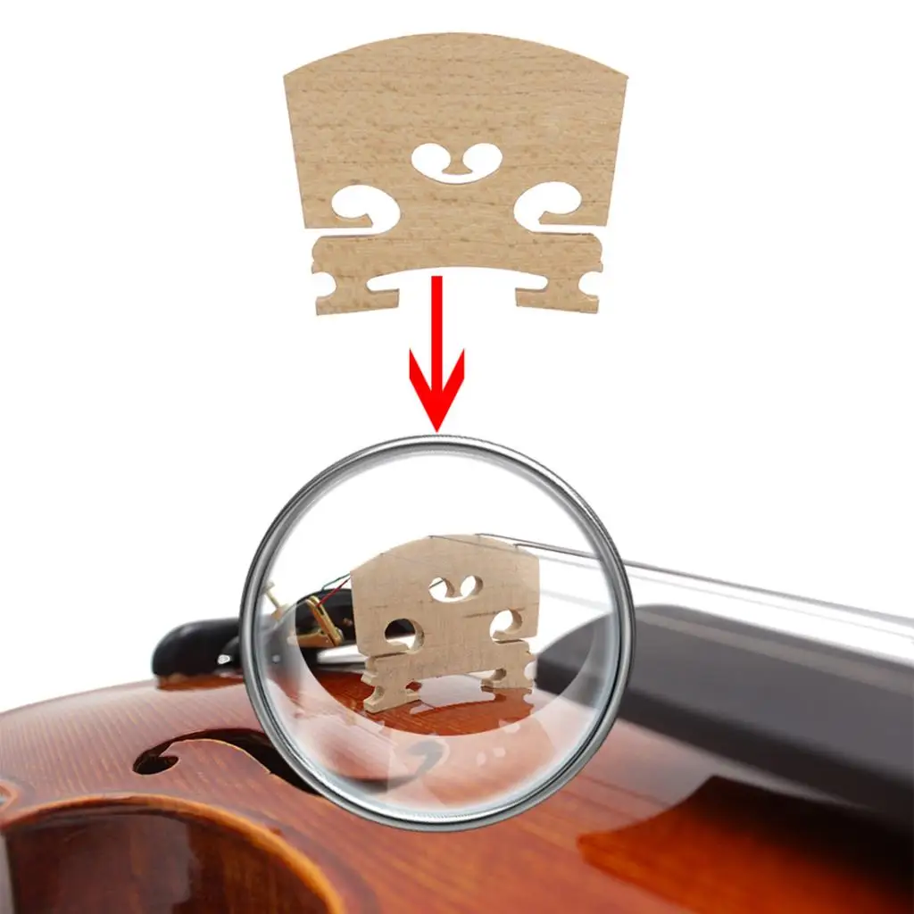 1 مجموعة الكمان كمان Chinrest الذيل جسر Chinrest للكمان 4/4 مقياس