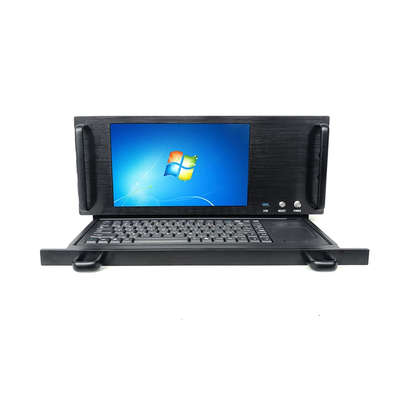 5U Rack-mounted integrated case with touch screen Industrial Server computer case with 12.1 inch screen