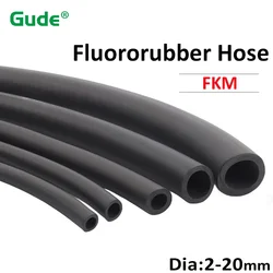 1Meter Fluorine Rubber Hose FKM Tube Viton Tubing Oil Pipe Fluororubber Tube Acid-base Heat Oil High Temperature Resistant
