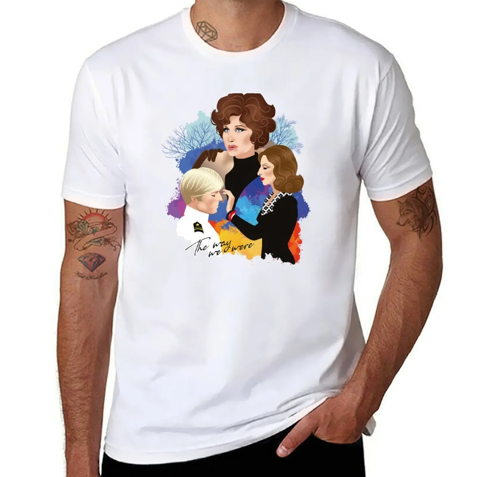 

Scattered pictures T-Shirt t shirts for man cotton funny t shirt for man T-Shirt