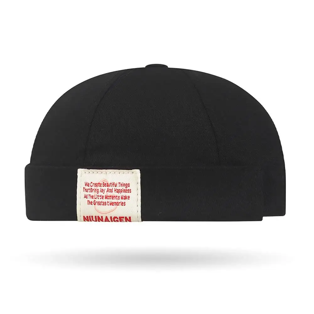 

Сплошная цветная кепка-докер для мужчин и женщин, шляпа без полей, купольная кепка с дыней, тканевая этикетка, шляпа оренде, индивидуальная уличная шапка Skullies, шапки-бини