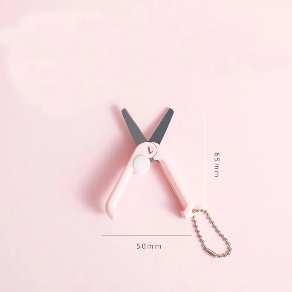 3 قطعة مقص صغير قابل للطي محمول متعدد الوظائف أدوات مكتبية قابلة للتطوير للطلاب