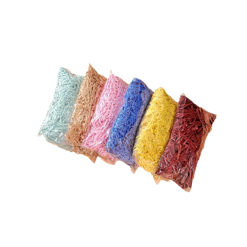 20/50/100G Color Lafite Paper Stuffing Birthday Wedding Party Gift Box Candy Packaging Decoration Please Note Not Included Box