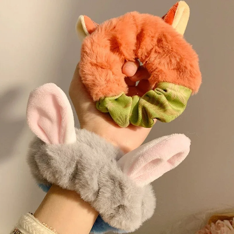 Opaska pluszowa Judy Nick z filmu Disneya Zootopia 2, jesienno-zimowa, dla dziewczynki Judy Nick