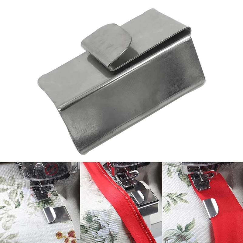 Steel Seam Guide for Precisely Aligned Hems Seams Hemming Folder Parts Seam Gauge for Industrial Overlock Sewing Machine