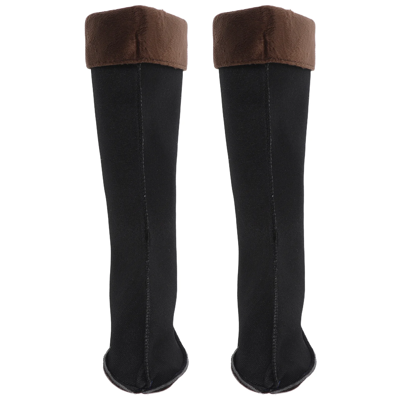 

1 Pair Warm Fleece Boot Liners For Men Thick Insulated Rain Boot Linings Winter Outdoor Socks For Hiking Fishing Hunting Snow