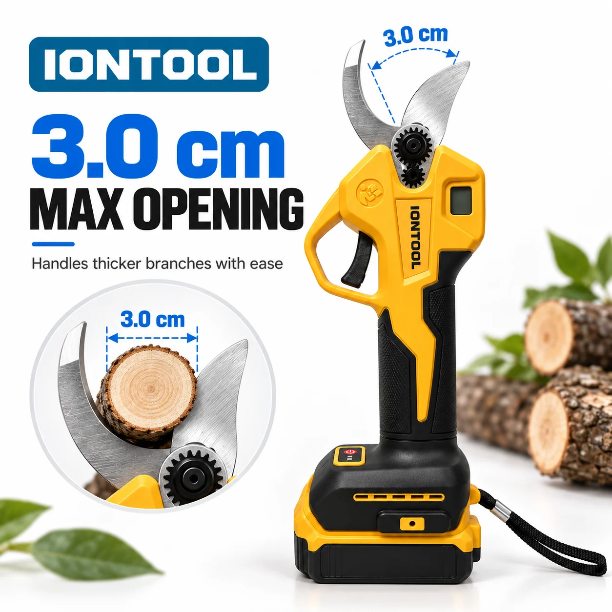 IONTOOL Yellow Cordless Electr - Hedge Trimmer Cordless 评论和价格