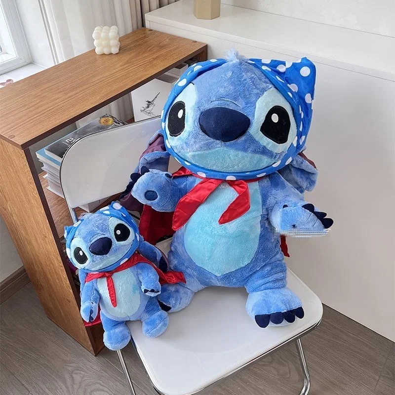 ตุ๊กตาลิโลแอนด์สติทช์ขนาด 26 ซม. ตุ๊กตาสติทช์น่ารักในชุดคลุมและชุดนอน ตุ๊กตาสำหรับเด็ก ตุ๊กตาสำหรับนอนในห้องนอน ของขวัญวันเกิด