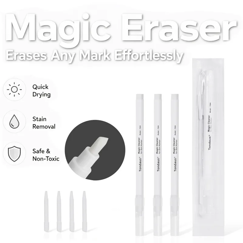 Magic Eraser with Marker Pen Mark Elimination Embroidery Pattern Setting Positioning Pen Makeup Tools